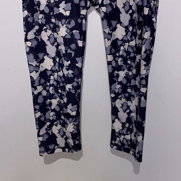 Old Navy Womens Active Go-Dry Elevate Compression Blue White Leggings Size Large - Picture 2 of 7